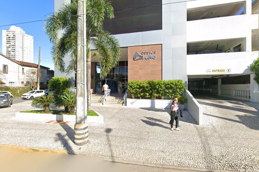 Fachada do Edifício Comercial - Rua Barão de Paranapiacaba 233 Santos